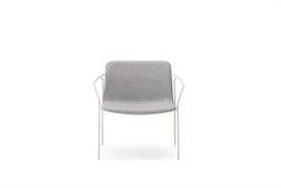 Coppia di sedie da esterno collezione Sey con braccioli rivestimento in stoffa, modello SEY693