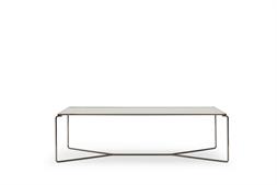 Tavolino maxi con top in vetro collezione Marcel, Billiani modello MRC470V