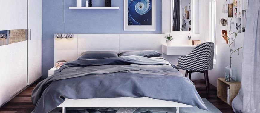 Interior Art Design azzurro