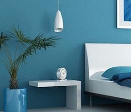 Arredare la camera da letto con il blu