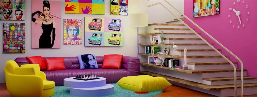 Come arredare casa in stile Pop Art: quadri, mobili e accessori