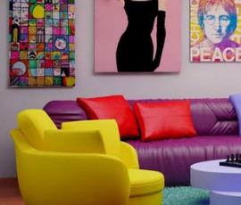 Come arredare casa in stile Pop Art: quadri, mobili e accessori