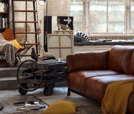 Idee per un salotto moderno in stile industrial