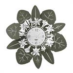 Orologio con grande cornice floreale Ciclamino, Cod. 0OR3289C147