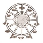 Orologio da parete a pendolo Luna Park, Cod. 0OR3408C171