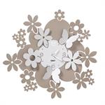 Orologio da parete con fiori Daisy, Cod. 0OR3510C163