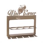 Porta bottiglie di design moderno Wine Corner, Cod. 0VA3410C116