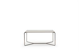 Tavolino quadrato 75x75 con top in marmo collezione Marcel, Billiani modello MRC472M