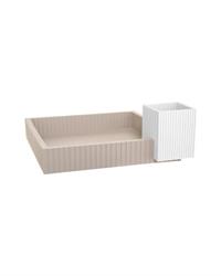 Centrotavola Modular quadrato 31x31 nocciola, ME2244-N