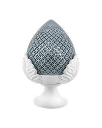 Lampada da tavolo Pomo alto H30 trafilato ME2266-2CZ, Carta zucchero