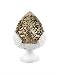 Lampada da tavolo Pomo alto H30 trafilato ME2266-2OR, Oro