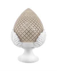 Lampada da tavolo Pomo alto H44 trafilato ME2266-3N, Nocciola