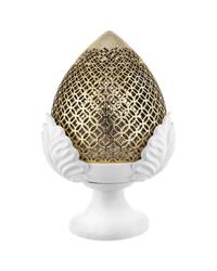 Lampada da tavolo Pomo alto H44 trafilato ME2266-3OR, Oro