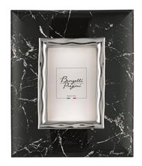 Portafoto marmo nero e argento, catalogo Bongelli Preziosi, codice ME2470-NAG