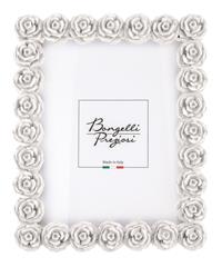 Portafoto rose bianco medio, catalogo Bongelli Preziosi, codice ME2490-2BI