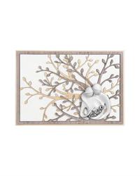 Quadro al bero della vita con famiglia 70x48, rovere ME1953-1RO