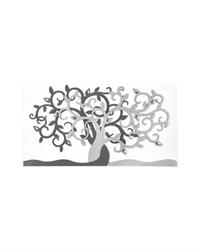 Quadro albero della vita 80x43 grigio, ME2459-2G