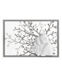 Quadro albero della vita con famiglia 105x72, grigio ME1945-2G