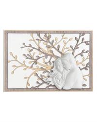 Quadro albero della vita con famiglia 105x72, rovere ME1945-2RO