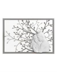Quadro albero della vita coppia innamorati 105x72, grigio ME1946-2G
