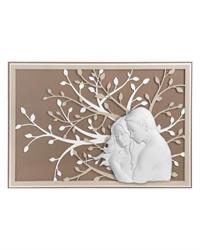 Quadro albero della vita coppia innamorati 105x72, nocciola ME1946-2N