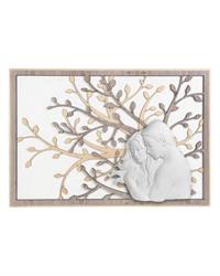 Quadro albero della vita coppia innamorati 105x72, rovere ME1946-2RO