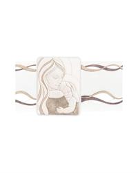 Quadro donna con bambino orizzontale 70x34, rovere ME1621-1RO