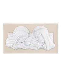 Quadro sacra famiglia 63x35, nocciola ME2105-N