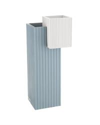 Vaso Modular quadrato H33 carta da zucchero, ME2243-CZ