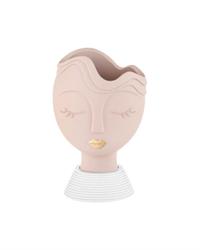 Vaso testa di donna H27 colore cipria, ME2239-2CP