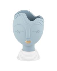 Vaso testa di donna H39 colore carta da zucchero, ME2239-3CZ