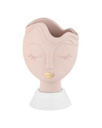 Vaso testa di donna H39 colore cipria, ME2239-3CP
