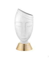 Vaso testa di uomo H32 base oro, ME2240-2B