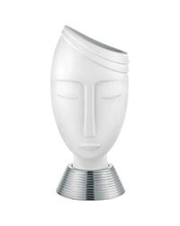 Vaso testa di uomo H45 base argento, ME2240-3AG