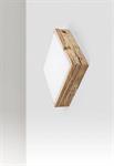Lampada a led in vetroDIVETRO 18 WOOD ENDW180