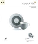Servizio da caffè per 6 persone Adelaide ADL06CF grigio