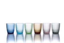 Set 6 bicchieri Mozart 4496 arlecchino, colori assortiti