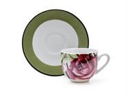 Set da tazze con piattino per 6 persone Roseline 5202 multicolore