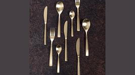 Set di posate 24pz Giacarta 4938 Champagne