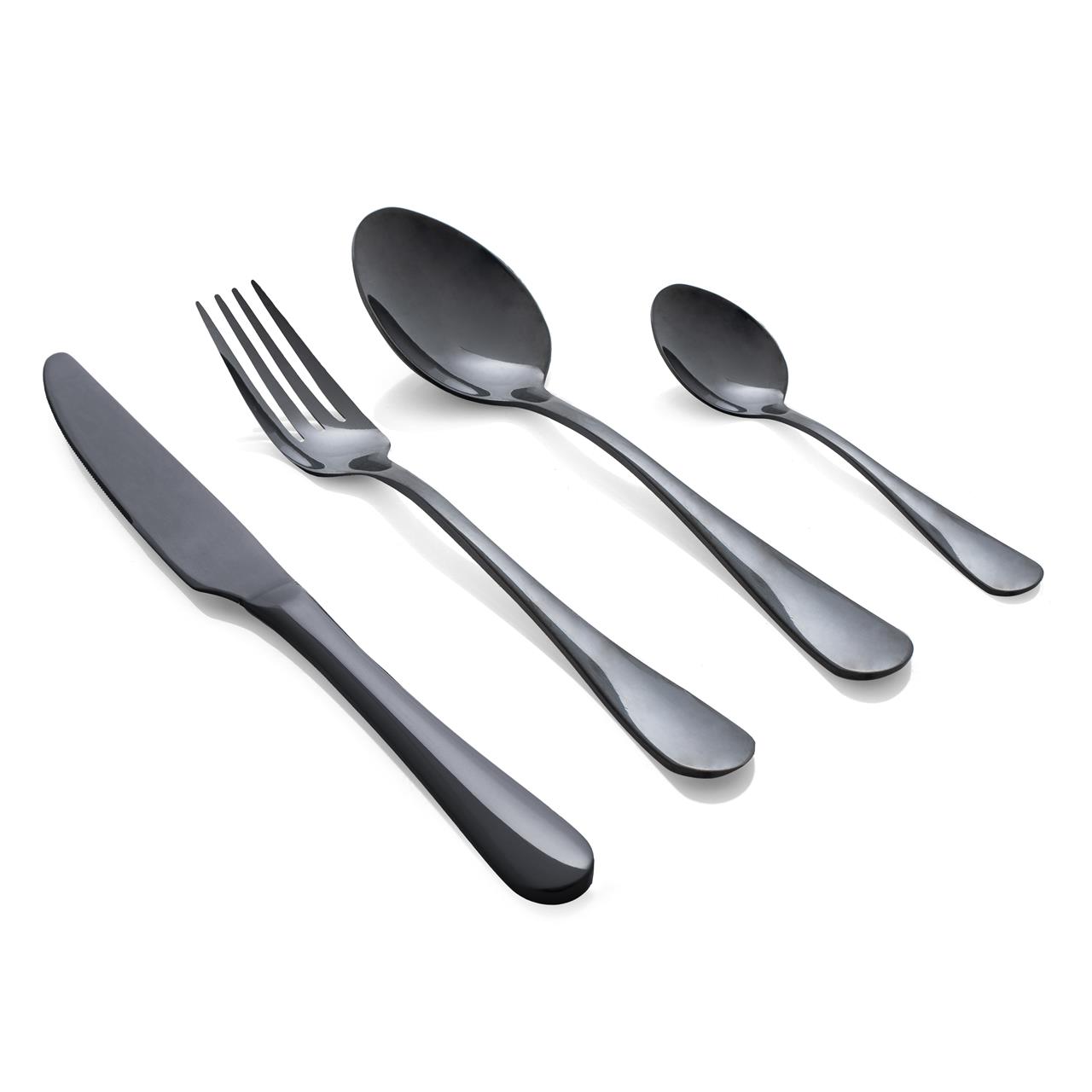 Set di posate per 6 persone Coco 5221 grigio