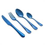 Set di posate per 6 persone Etna 5220 Blu Lucido