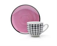 Set di tazze con piattino per 6 persone Coco 5204 multicolore