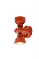 Applique a 2 luce Berimbau C2601-APO Arancio Pokè