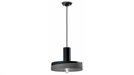 Lampada a sospensione C2502-NEC Collezione PI finitura nero carbone