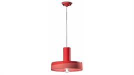 Lampada a sospensione C2502-ROC Collezione PI finitura rosso corallo