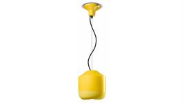 Lampada a sospensione C2540 GIL Collezione BELLOTA finitura giallo limone