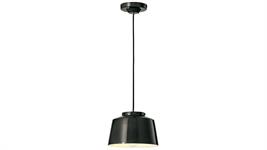 Lampada a sospensione Collezione 50's C2000-08 Smalto nero