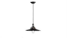 Lampada a sospensione Collezione B&W C099 nero