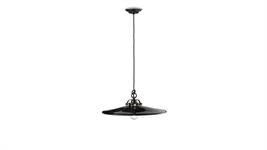 Lampada a sospensione Collezione B&W C102 nero