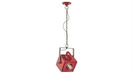 Lampada a sospensione Collezione Industrial C1652 rosso